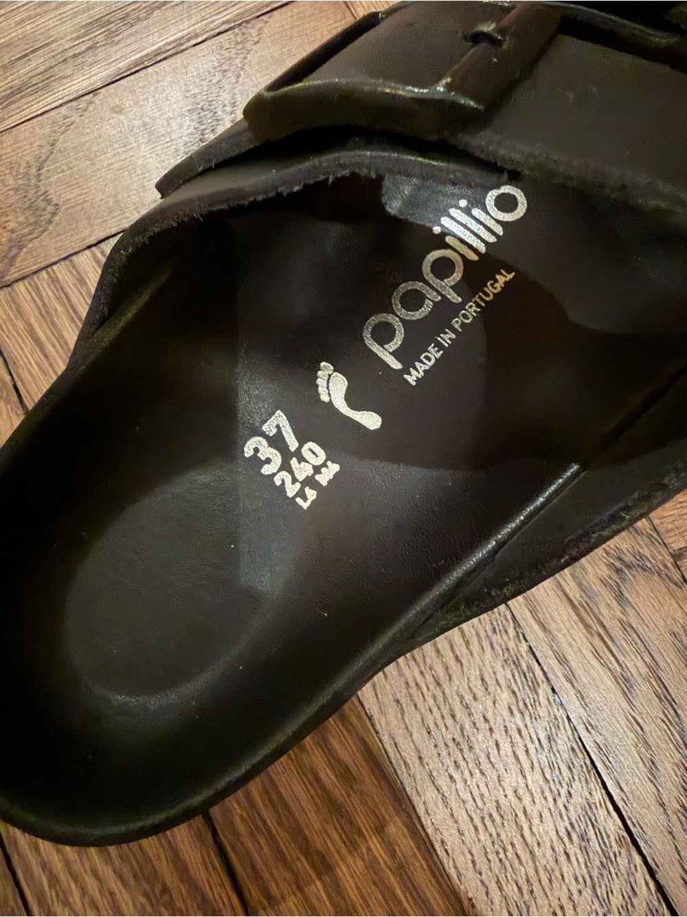 Birkenstock Arizona Chunky Black Sandals Size 37 - Picture 2 of 9